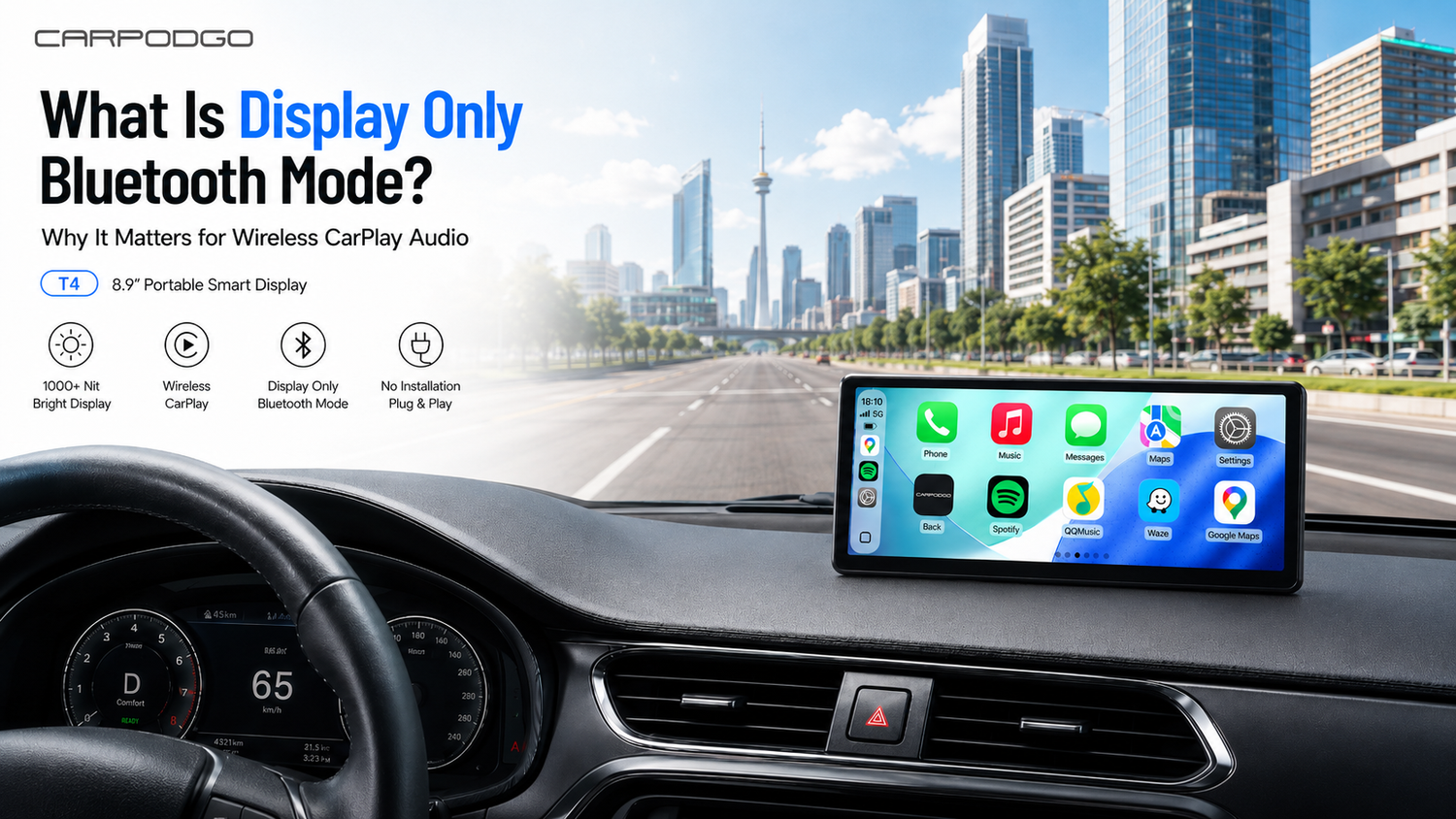 What Is Display Only Bluetooth Mode and Why It Matters for Wireless CarPlay Audio