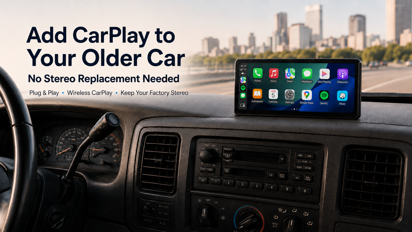 How to Add CarPlay to an Older Car Without Replacing the Stereo