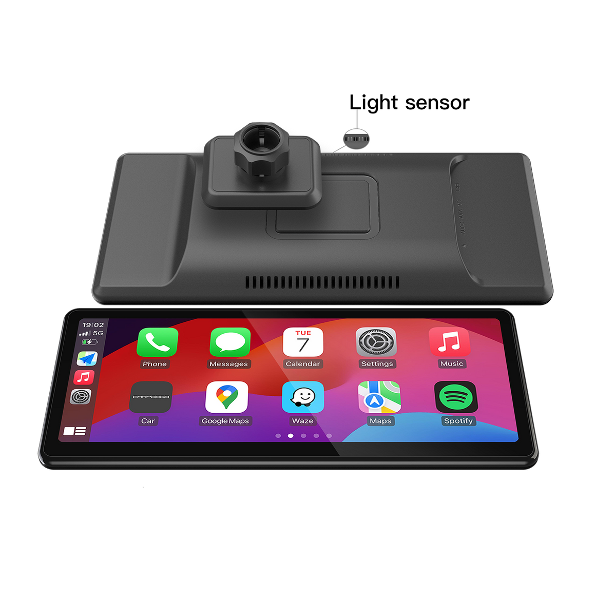 CarpodGo Portable Wireless Display Screen for Carplay or Android Auto